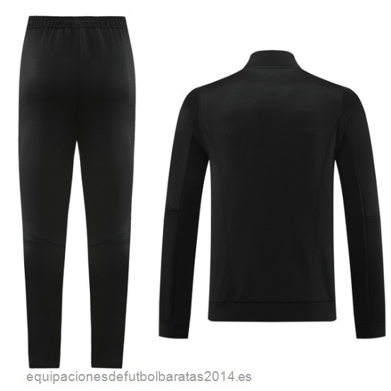 Nuevo Conjunto Completo Ropa Deportiva Con Cremallera Larga Bayern Munich 23/24 Negro I Purpura Baratas